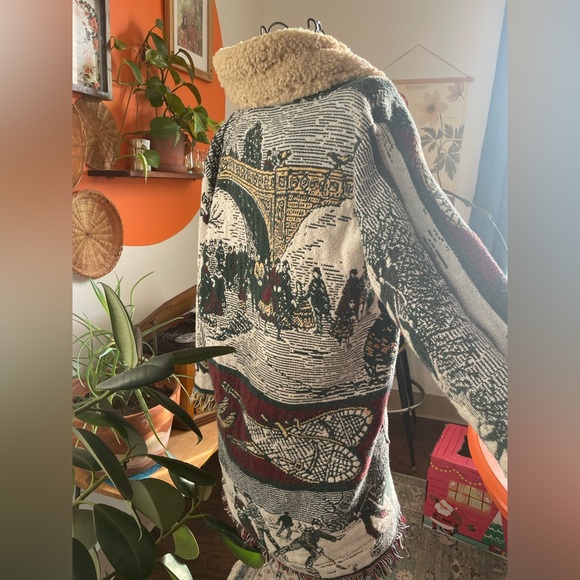 HANDMADE CHRISTMAS COAT! ONE OF A KIND! - Picture 4 of 6